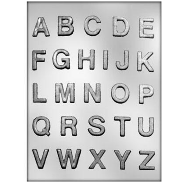 Alphabet Chocolate Mold