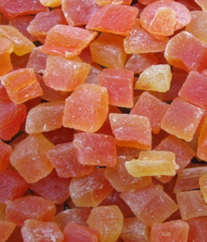 Dried Diced Papaya