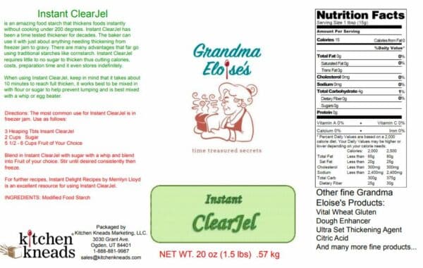 Grandma Eloise's Instant Clearjel