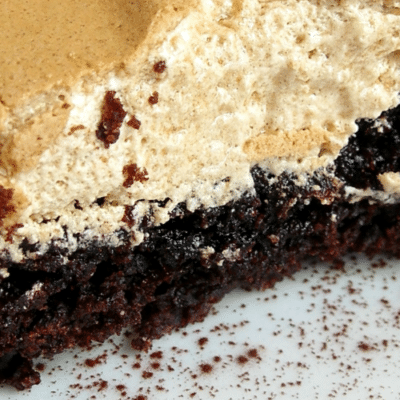 Toffee-Topped Fudge Cake